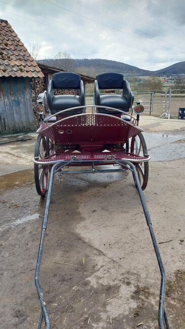 Kutsche,  Fahrschulwagen, Wagonette, Weiss, Powozy konne, Bückeburg 