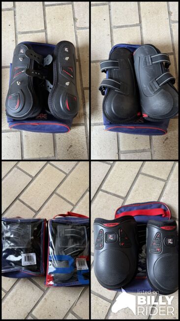Premier Equine Kevlar Gamaschen Set Gr. L in Schwarz, Premier Equine Kevlar Airtechnology Gamschen, Lisa Braun, Tendon Boots, Moosinning, Image 5
