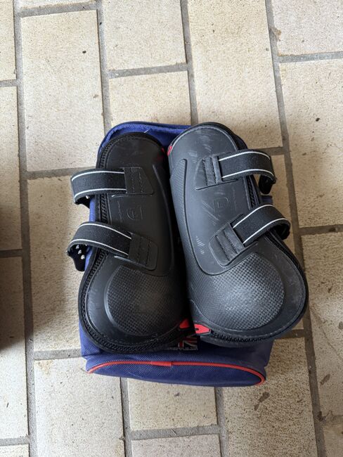 Premier Equine Kevlar Gamaschen Set Gr. L in Schwarz, Premier Equine Kevlar Airtechnology Gamschen, Lisa Braun, Tendon Boots, Moosinning, Image 2