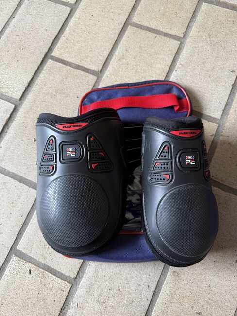 Premier Equine Kevlar Gamaschen Set Gr. L in Schwarz, Premier Equine Kevlar Airtechnology Gamschen, Lisa Braun, Tendon Boots, Moosinning, Image 3