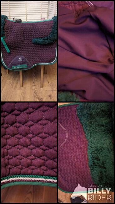 Premier Equine merino wool dressage saddle pad and hat silk, Premier Equine , Gemma, Dressage Pads, Driffield, Image 7