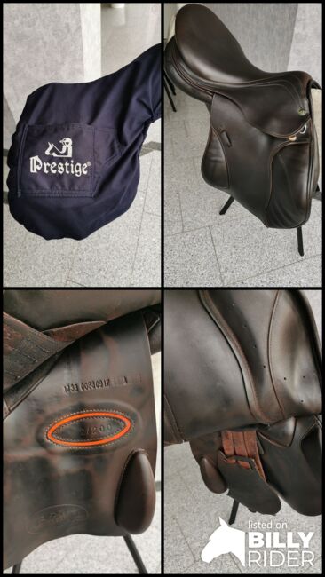 Prestige Springsattel COMO Limited 17/33 braun, Prestige COMO Limited Edition , Sabrina Landgraf, Jumping Saddle, Erftstadt, Image 9