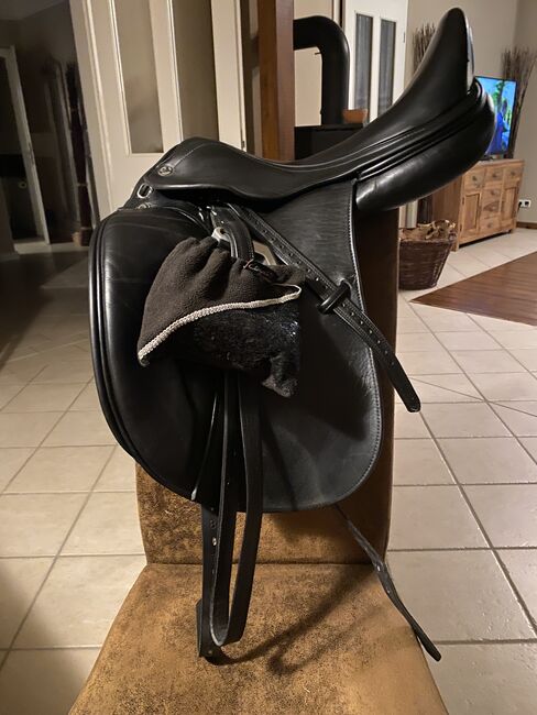 Prestige Dressursattel X-Helen mit Lackverzierungen, Prestige X-Helen, Anhedonje, Dressage Saddle, Bockhorn Adelheidsgroden, Image 6