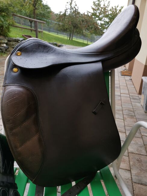 Prestige Dressursattel braun 18"mit Gurt., Prestige  Top, Nina B, Dressage Saddle, Gloggnitz, Image 2