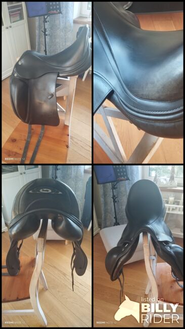 Prestige Dressursattel X-Helen 18“ – breites Kammermaß 33 – Schwarz, Monoblatt, Prestige  Prestige Dressursattel X-Helen 18“ – Monoblatt, Wiebke, Dressage Saddle, Cuxhaven, Image 8