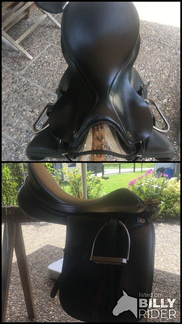 Prestige Dressursattel 17-33, Prestige  Mondena, Walter Kampmann , Dressage Saddle, Oberzent , Image 3