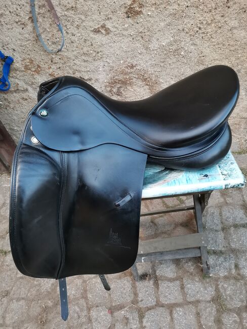 Prestige Dressur Sattel Modena mit Keilkissen, Prestige  Modena , Karla Gerlach , Dressage Saddle, Ostrau, Image 4