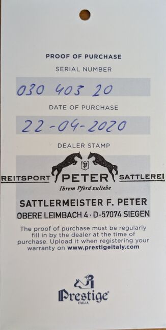 Prestige Springsattel Professional Elastic, Prestige  Professional Elastic , Jennifer Feldhaus , Jumping Saddle, Breckerfeld, Image 9