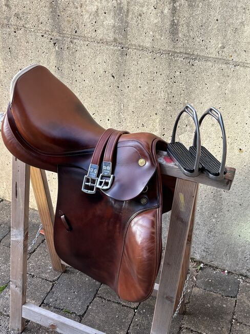 Prestige Springsattel, Prestige Springsattel Elastic Professionell , Lisa , Jumping Saddle, Unteregg