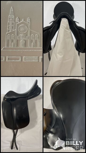 Prestige Modena Dressursattel, schwarz, 17/33 + Steigbügelriemen, Prestige  Modena, Johanna , Dressage Saddle, Reutlingen , Image 12