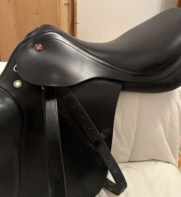 Prestige Springsattel 17 Zoll (super Zustand), Prestige Elastic Professional, Emma Schönlau, Jumping Saddle, Mülheim an der Ruhr , Image 3