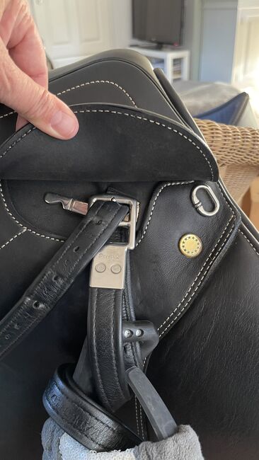 Prestige Versailles Springsattel,18/34, so gut wie neu!!, Prestige Versailles, Dagmar Tautenhaus, Jumping Saddle, Delmenhorst, Image 3