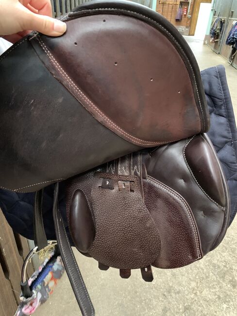 Prestige VERSAILLES Springsattel braun 17 Zoll, Prestige Versailles, Kristin, Jumping Saddle, Dresden, Image 4