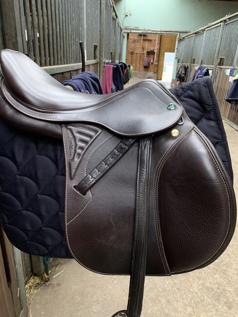 Prestige VERSAILLES Springsattel braun 17 Zoll, Prestige Versailles, Kristin, Jumping Saddle, Dresden, Image 3