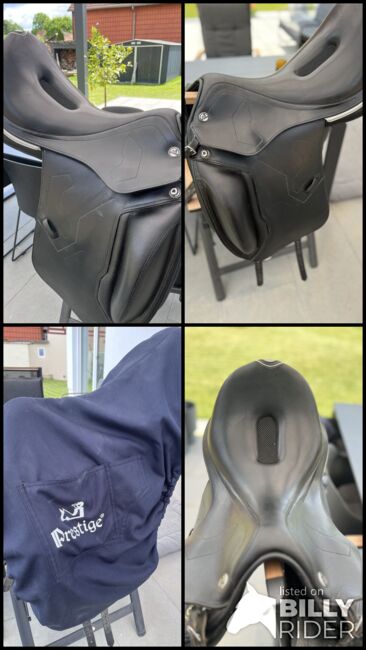 Prestige X-Breath 17“ Dressage K Lux – Schwarz/Silber, Prestige X-Breath, Madita Kay, Dressage Saddle, Wolfenbüttel, Image 12
