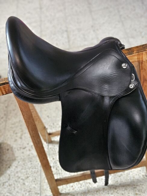 Prestige X-D2 17 Zoll schwarz mit Luftkissen, Prestige X-D2, J. Kather, Dressage Saddle, Ilsede, Image 9