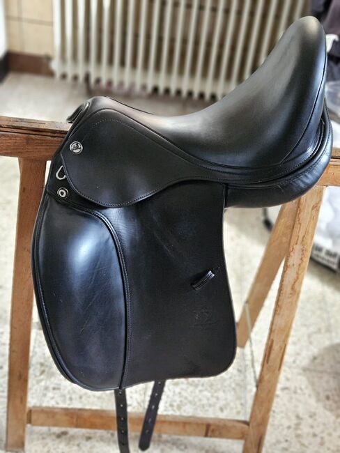 Prestige X-D2 17 Zoll schwarz mit Luftkissen, Prestige X-D2, J. Kather, Dressage Saddle, Ilsede