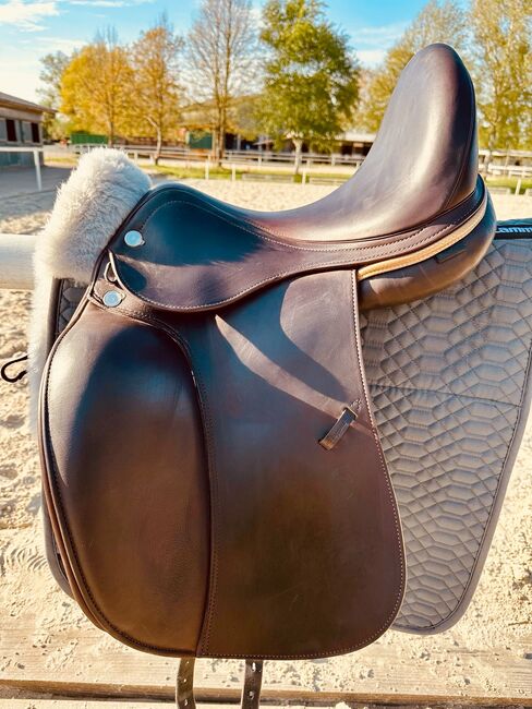Prestige X-D2 Dressursattel | 16 Zoll | Tobacco mit goldenem Keder | neuwertig, Prestige  D2 , Maike, Dressage Saddle, Hannover 