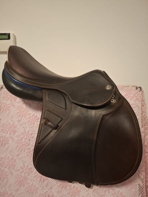 Prestige X Paris bruin springzadel 17/33, Prestige X Paris , Ann, Jumping Saddle, Vorselaar
