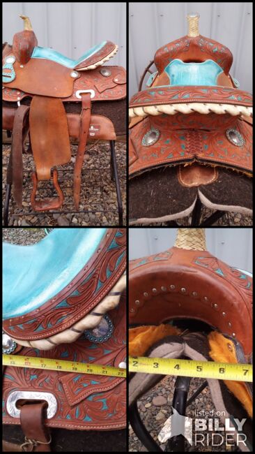 Pretty barrel saddle, Unknown, Bethany McGeary, Western Saddle, Toledo, Image 8