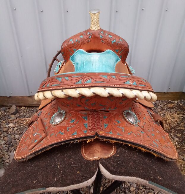 Pretty barrel saddle, Unknown, Bethany McGeary, Western Saddle, Toledo, Image 2