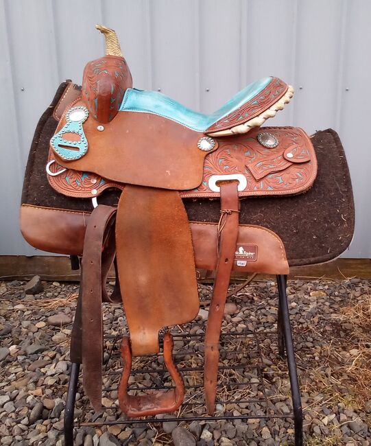 Pretty barrel saddle, Unknown, Bethany McGeary, Western Saddle, Toledo