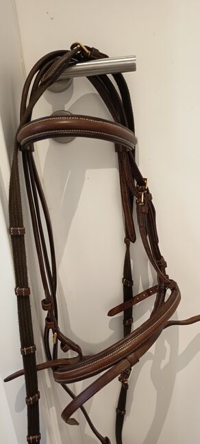 Hübsche braune Trense, abgesetzte Naht, neuwertig, VB/Cob, Elka, Bridles & Headstalls, Alfdorf, Image 2