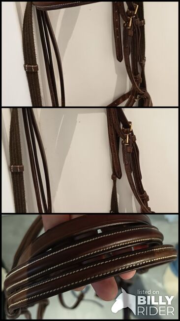Hübsche braune Trense, abgesetzte Naht, neuwertig, VB/Cob, Elka, Bridles & Headstalls, Alfdorf, Image 4