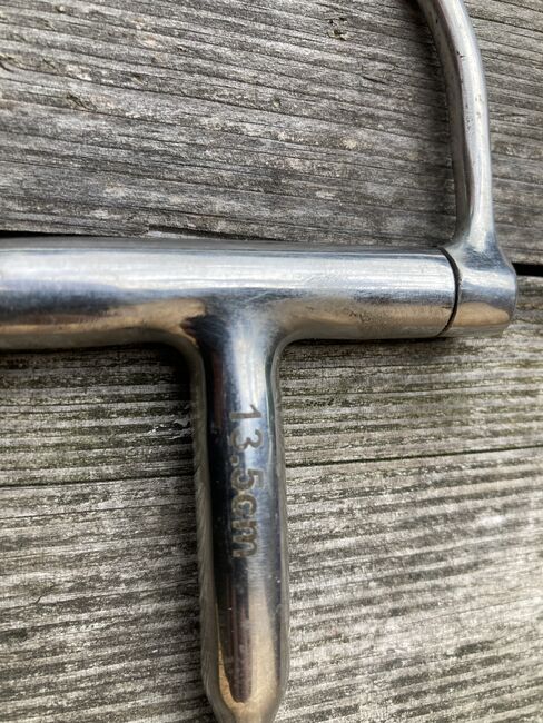 Pro Cheval D-Ring Gebiß, 13,5 cm, 11 mm, Pro Cheval D-Ring, einfach gebrochen, Kupfereinlagerungen, Andrea, Gebisse, Sasbach, Abbildung 4