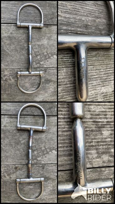 Pro Cheval D-Ring Gebiß, 13,5 cm, 11 mm, Pro Cheval D-Ring, einfach gebrochen, Kupfereinlagerungen, Andrea, Gebisse, Sasbach, Abbildung 5