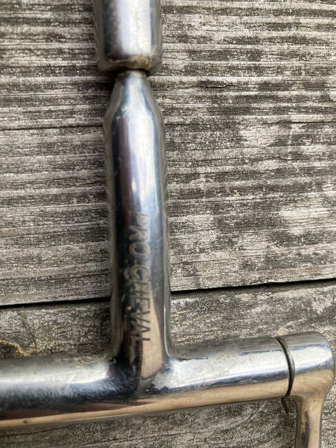 Pro Cheval D-Ring Gebiß, 13,5 cm, 11 mm, Pro Cheval D-Ring, einfach gebrochen, Kupfereinlagerungen, Andrea, Gebisse, Sasbach, Abbildung 3