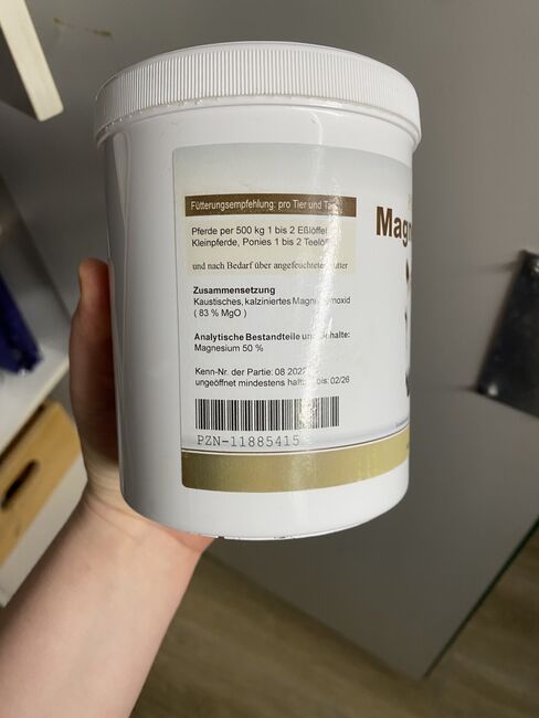 Magnesiumoxid der Marke Prodoca, Neu/ originalverpackt, Prodoca, Christina , Horse Feed & Supplements, Sande , Image 2