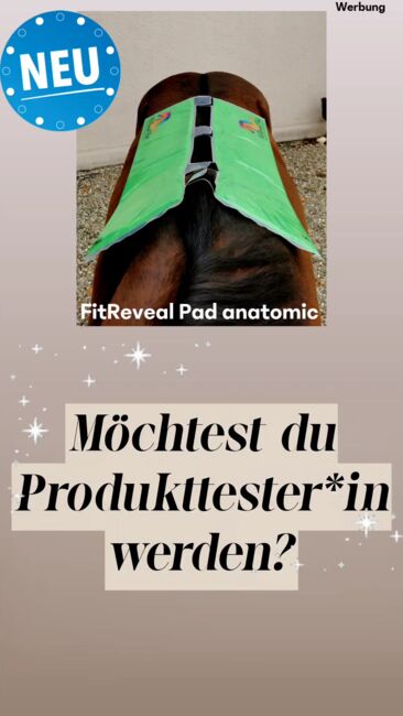 Produkttester*innen gesucht für FitReveal Pad anatomic, FitReveal Pad anatomic, FitReveal Pad (FitReveal Pad), Saddle Accessories, Aystetten