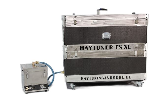 Profi Heubedampfer Haytuner ES XL, bis zu 45 kg Heu, Haytuning And More UG Haytuner ES XL, Sebastian Weßels (Haytuning And More UG), Pasza i suplementy dla koni, Uedem