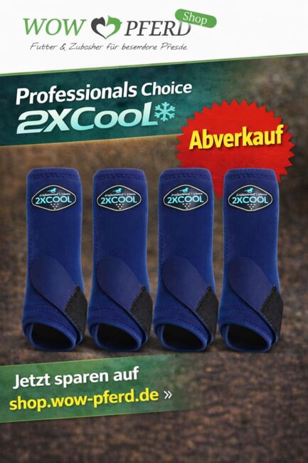 Professionals Choice 2X COOL ValuePack Medium NAVY / BLAU, Professionals Choice 2XCOOL, WOW Pferd  (WOW Pferd Shop), Tendon Boots, Bayern - Attenkirchen
