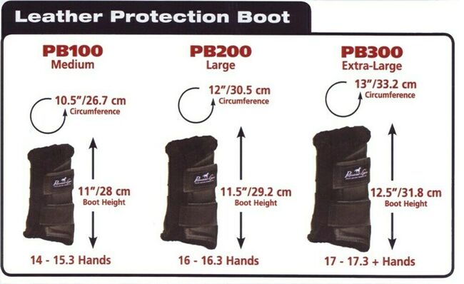 Professionals Choice Leather Protection Boots Black 4er UVP225€, Professionals Choice Leather Protection Boots, WOW Pferd Shop (WOW Pferd Shop), Gamaschen, Kirchdorf an der Amper, Abbildung 4