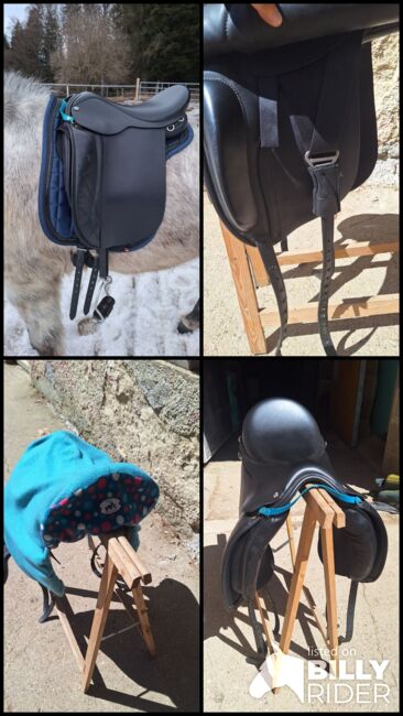 Prydi Standard Sattel 17,5, schwarz 106°, Prydi, Sina Baurmann , Icelandic Saddle, Moos, Image 11