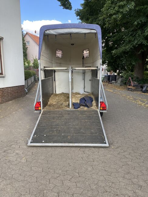 Siemsglüss Pferdeanhänger Blau-Glitzer mit Sattelkammer, Siemsglüss  Pferdeanhänger 2000 kg TÜV 12/2023 mit Sattelkammer , Erika , Przyczepa konna, Ammensen , Image 6