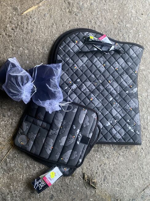 Pummeleinhorn set, Pummeleinhorn , Nadine, Dressage Pads, Dortmund 