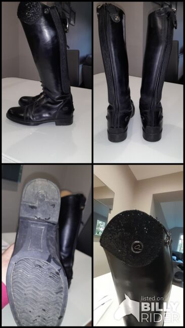 QHP Black riding boots size 37. In excellent condition., QHP Louise Watson, Louise Watson, Riding Boots, Dromore, Image 7