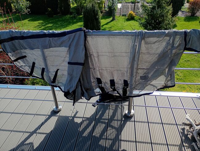 QHP Fliegendecke mit abnehmbaren Halsteil 125 cm, QHP, Sophie, Horse Blankets, Sheets & Coolers, Neuendorf bei Elmshorn