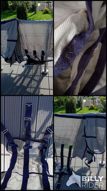 QHP Fliegendecke mit abnehmbaren Halsteil 125 cm, QHP, Sophie, Horse Blankets, Sheets & Coolers, Neuendorf bei Elmshorn, Image 5