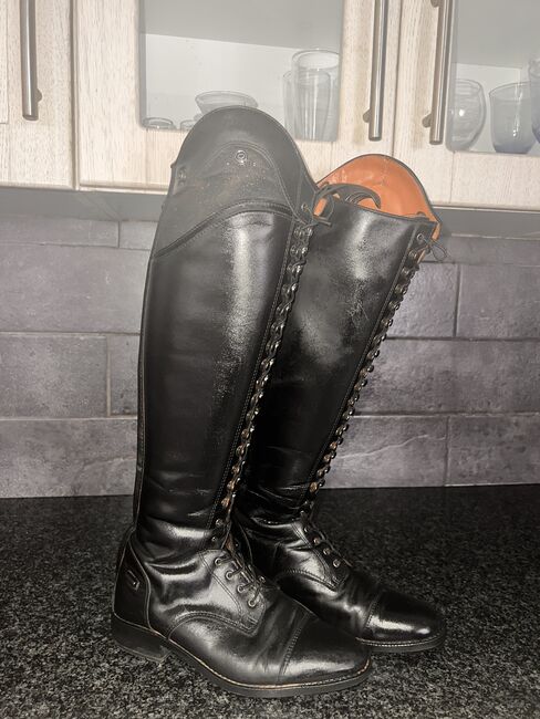 QHP Lace long riding boots, QHP, Bernice Du Plessis, Oficerki jeździeckie, Middelburg, MP, Image 2