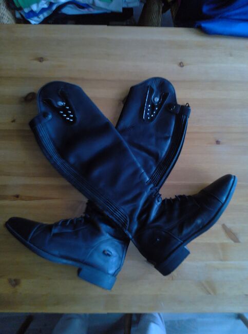 QHP Leder Reitstiefel "Sasha" Größe 40 N, QHP  Sasha, Anja, Riding Boots, Stemwede