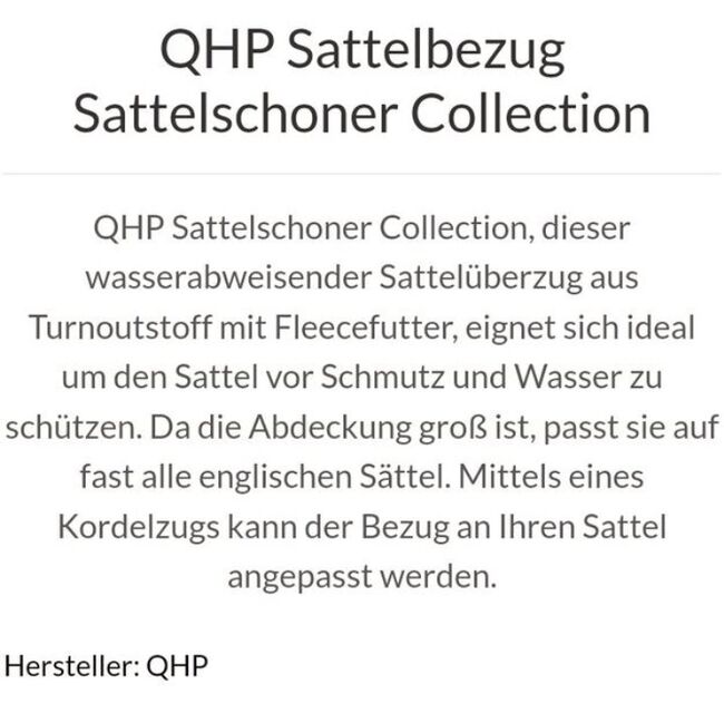 ⭐️QHP/Neuwertiger Sattelschoner Collection⭐️, QHP  Collection , Familie Rose, Siodło akcesoria, Wrestedt, Image 7