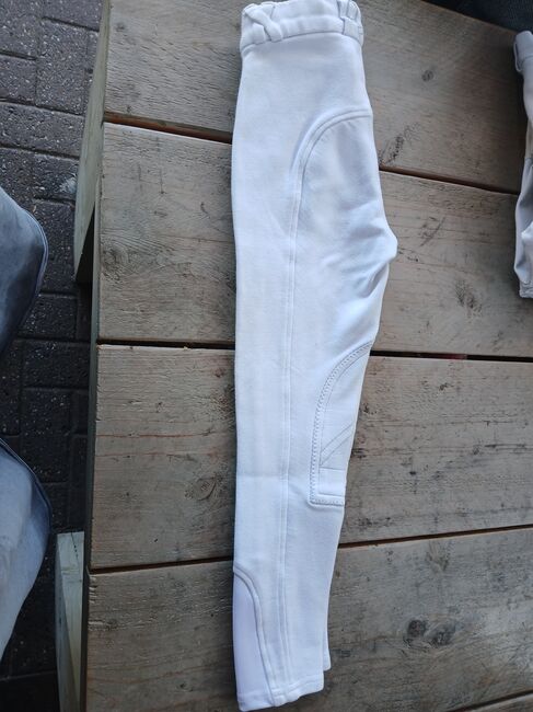 QHP Reithose gr 122 weiß, QHP  Turnierhose , Heike, Kinder-Turnierbekleidung, Wesel, Abbildung 2