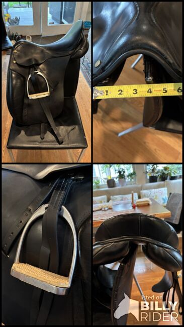 Quality Nice Saddlery Brand Black Dressage Saddle, Quality Nice Saddlery, Clea Sterner, Dressursattel, Chicago, Abbildung 10