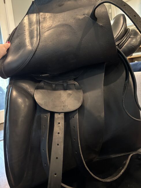 Quality Nice Saddlery Brand Black Dressage Saddle, Quality Nice Saddlery, Clea Sterner, Dressage Saddle, Chicago, Image 5