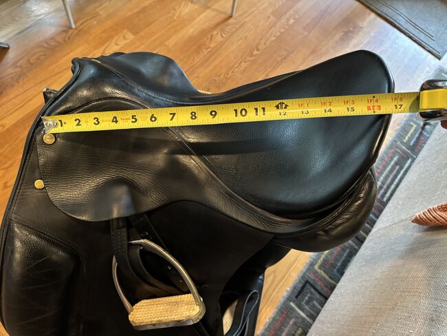 Quality Nice Saddlery Brand Black Dressage Saddle, Quality Nice Saddlery, Clea Sterner, Dressage Saddle, Chicago, Image 7