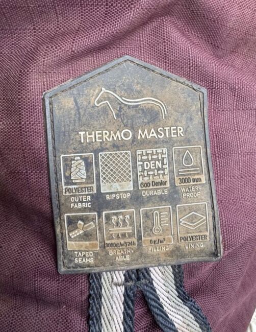 Regendecke 155cm 0g Outdoor Highneck Decke, Thermo Master Krämer Thermo Master Outdoor Highneck, Anna, Horse Blankets, Sheets & Coolers, Emmerthal, Image 6